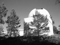 Image of UNM observatory telescope
