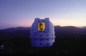 82 inch telescope at the McDonald Observatory