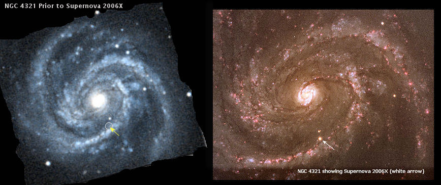 Before & After SN2006X|NGC4321