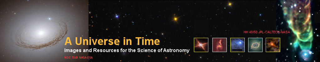 A Universe in Time Logo