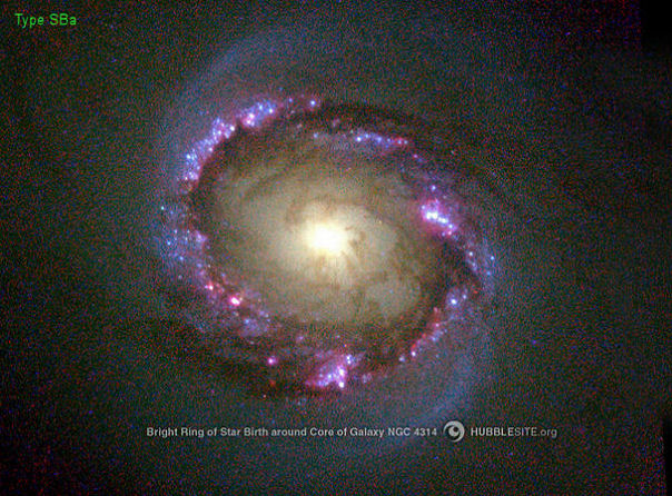 zooming in on NGC 4314