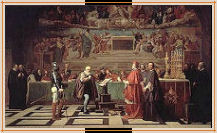 Galileo before the Pope