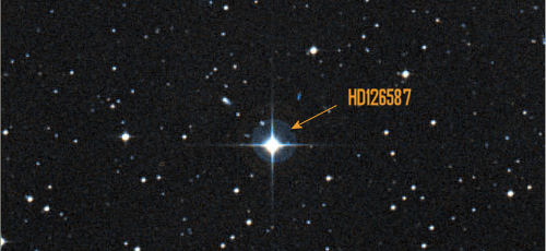 Aladin image of HD126587