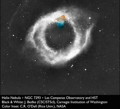 ground-based image of helix