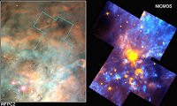 Orion molecular cloud infrared